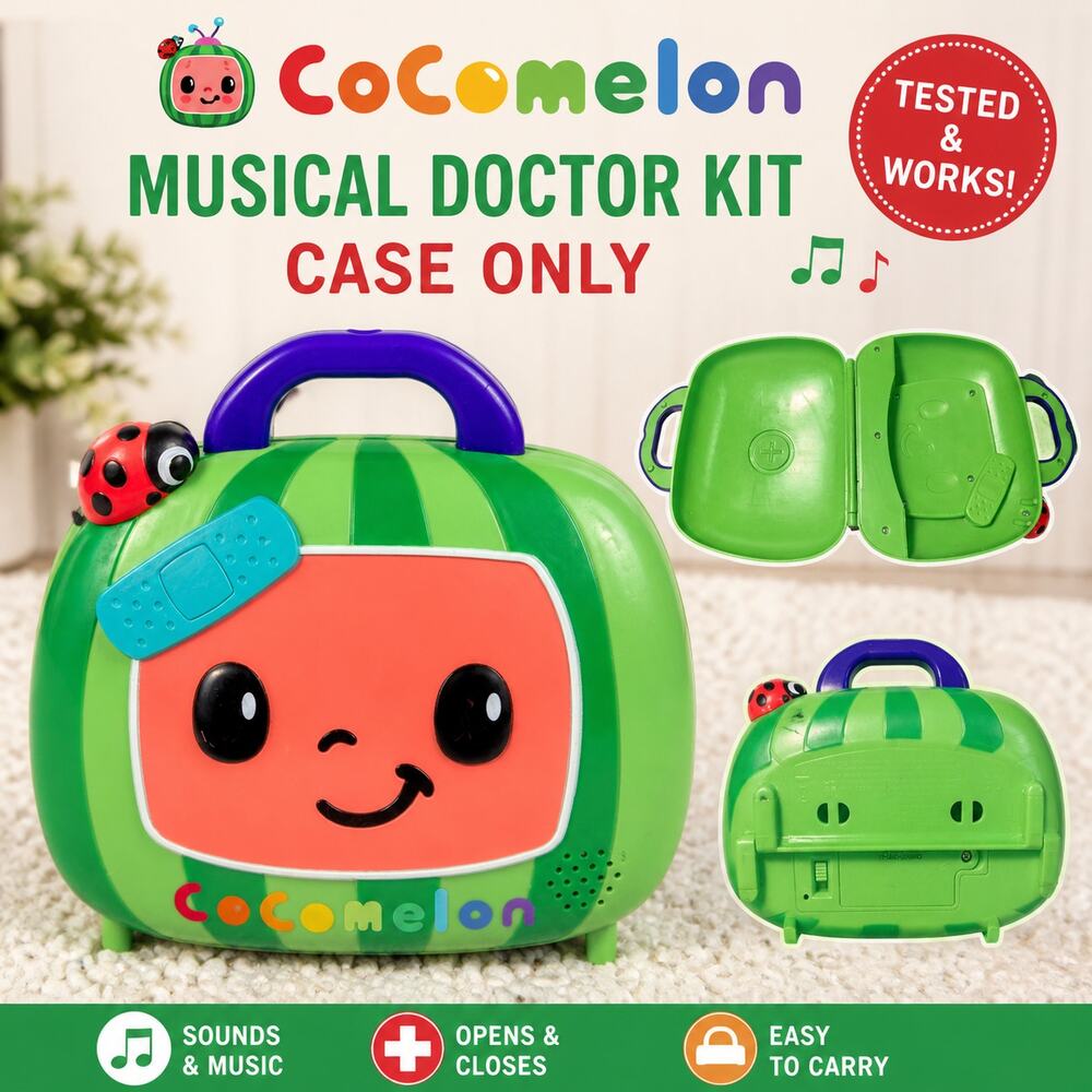 CoComelon Musical Boo Boo Doctor Kit Case ONLY Toy Tested Works